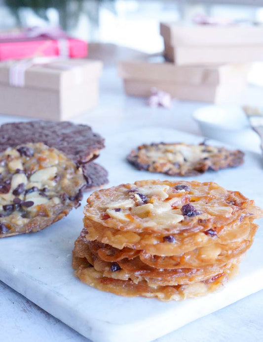 Biscuits Florentin amandes et chocolat noir