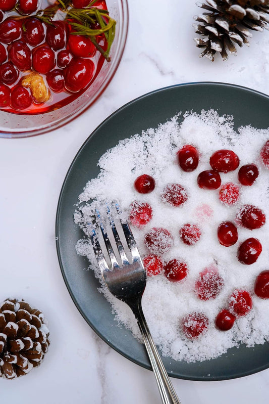 Canneberges givrées