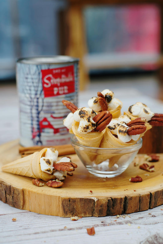 Cornets à l’érable, fleur de sel et cannelle