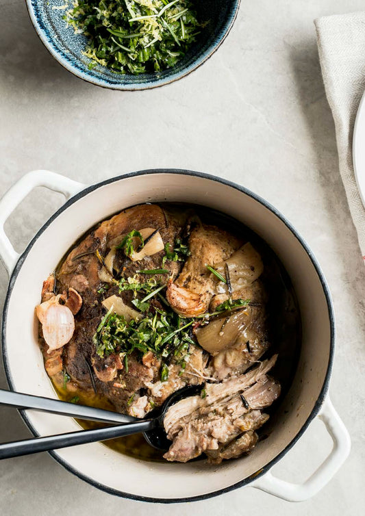 Épaule de porc braisée à l’érable et à la bière rousse