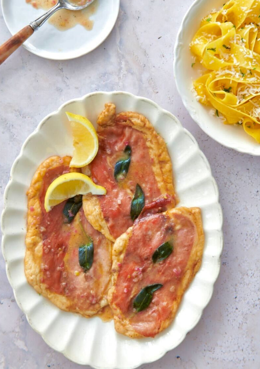 Escalope de poulet Saltimbocca
