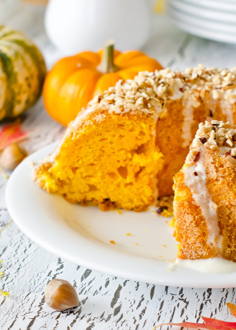 Gâteau à la citrouille et au dulce de leche