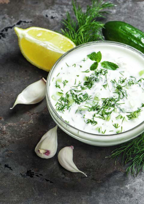 Mon tzatziki crémeux et savoureux