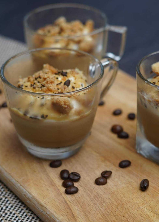 Panna cotta au café et caramel
