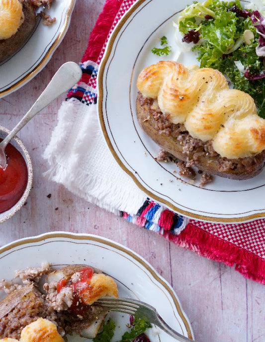 Patates Monte Carlo à la tourtière