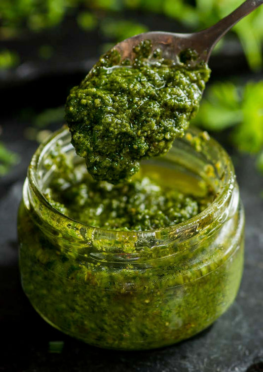 Pesto de roquette aux pistaches