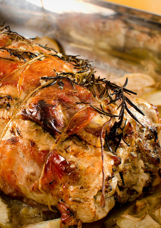 Poitrine de dindon farcie au cheddar en grains et au prosciutto fumé