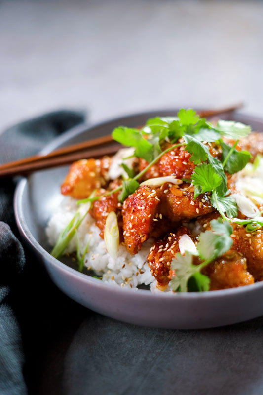 Poulet au gochujang (Général Tao)