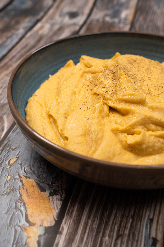 Purée de rutabaga au cheddar fort