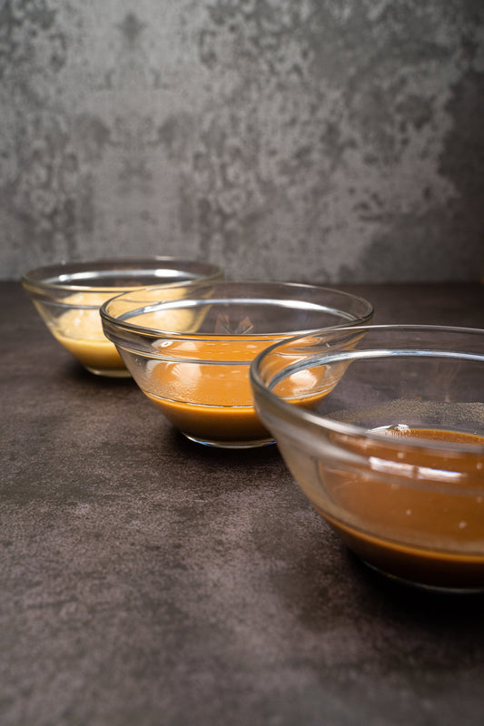 Roux blanc, roux & brun