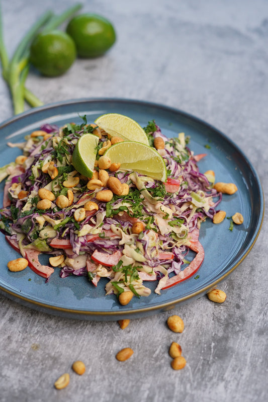 Salade de chou crémeuse relevée parfum d’Orient