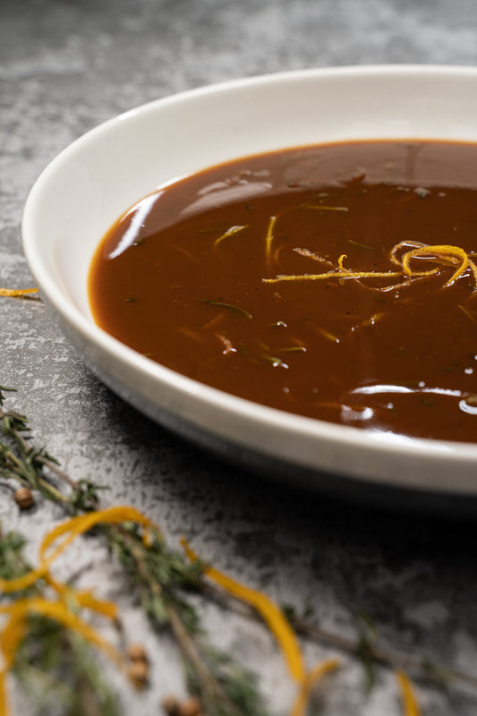 Sauce gastrique épicée à l’orange (aigre-douce)