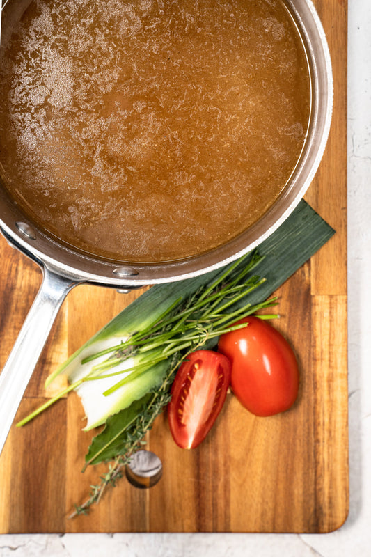 Fond brun de volaille