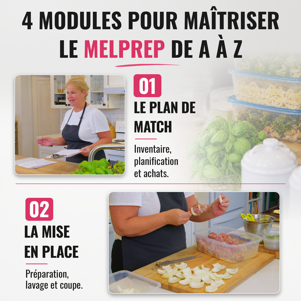 Formation Mel Prep - efficacité et saveurs au fil de nos saisons