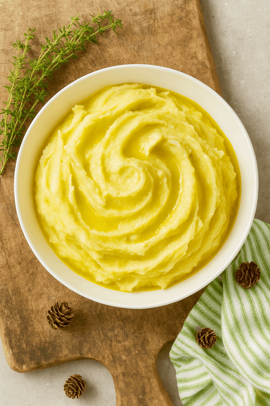 Purée de patates à l’huile d’olive