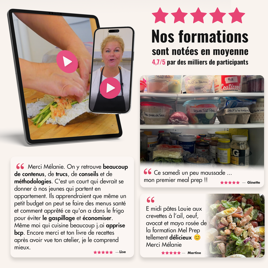 Formation Mel Prep - efficacité et saveurs au fil de nos saisons