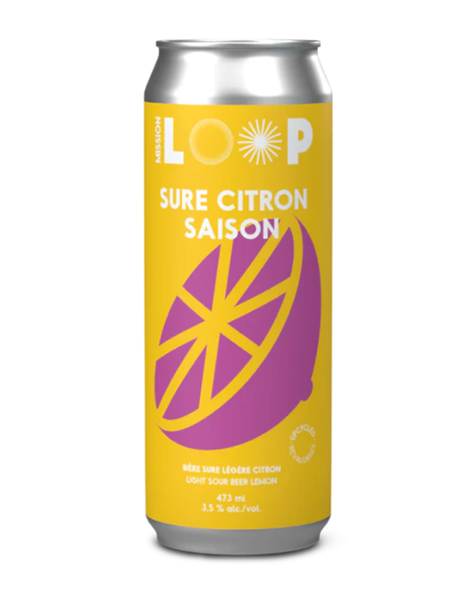 Bière Loop Saison Citron & Gingembre