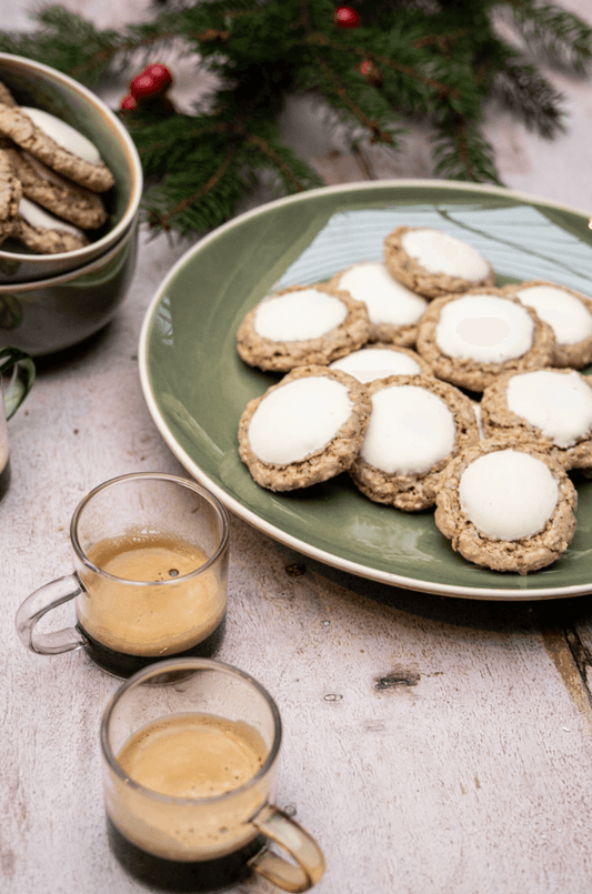 Bouchées croquantes meringuées aux noisettes