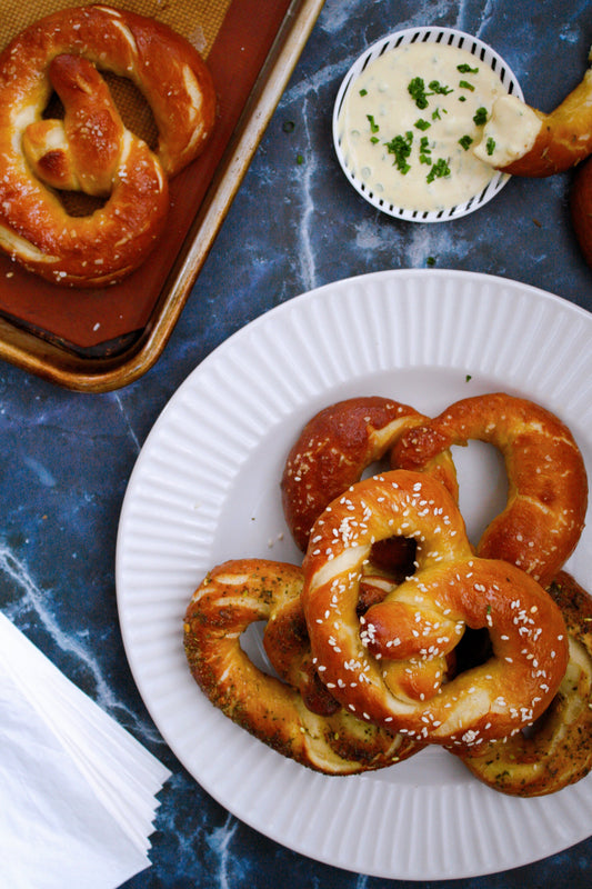 Bretzel maison au beurre