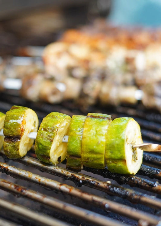Brochettes de courgettes grillées à la gremolata de MAMA