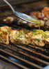 Brochettes de saumon à la gremolata de MAMA