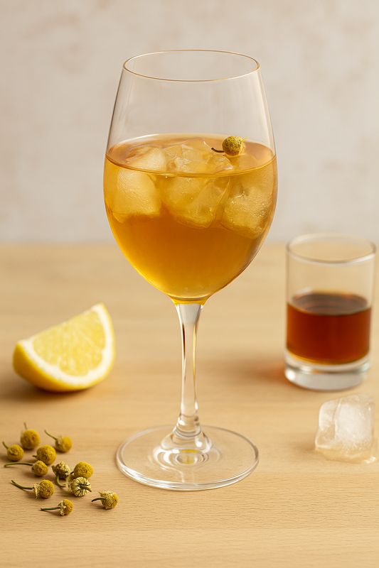 Mocktail Camomille & Verjus à l’Érable