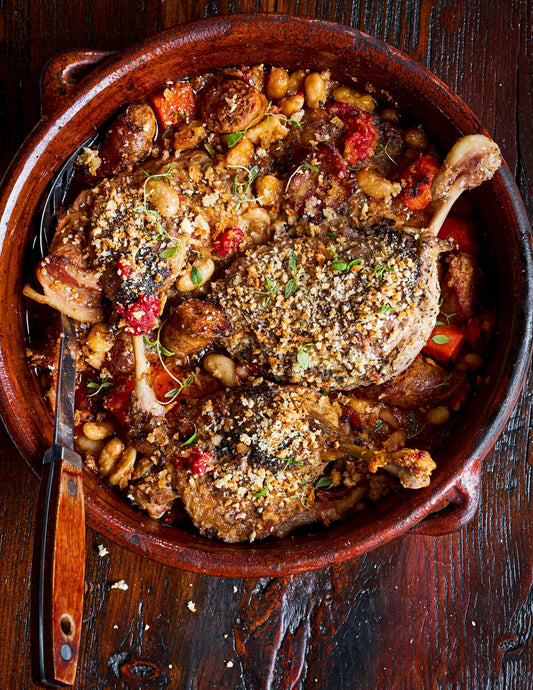 Cassoulet express, au four