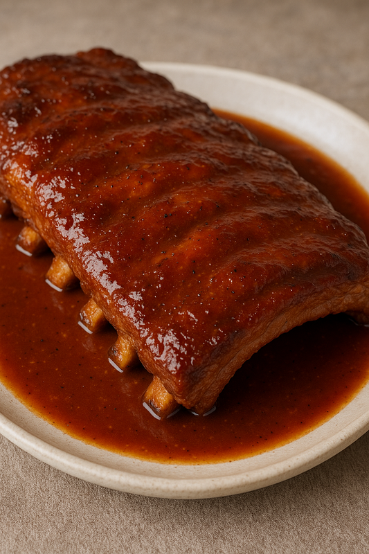 Côtes levées en sauce, façon sud-ouest