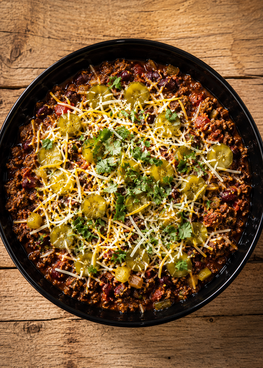Chili aux cornichons
