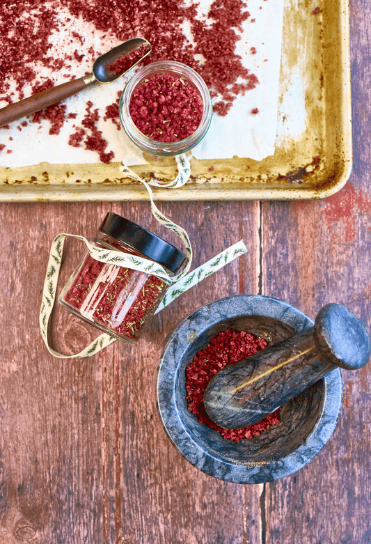 Sel aromatisé au vin rouge et herbes du jardin