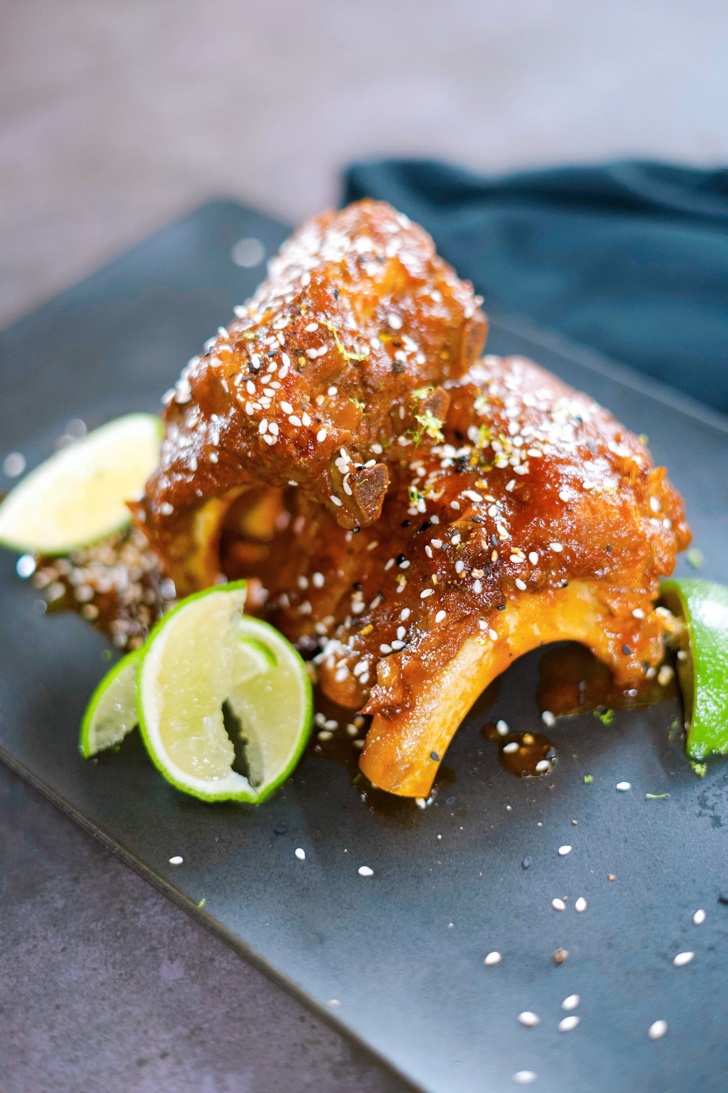 Côtes levées braisées aux parfums d’Asie