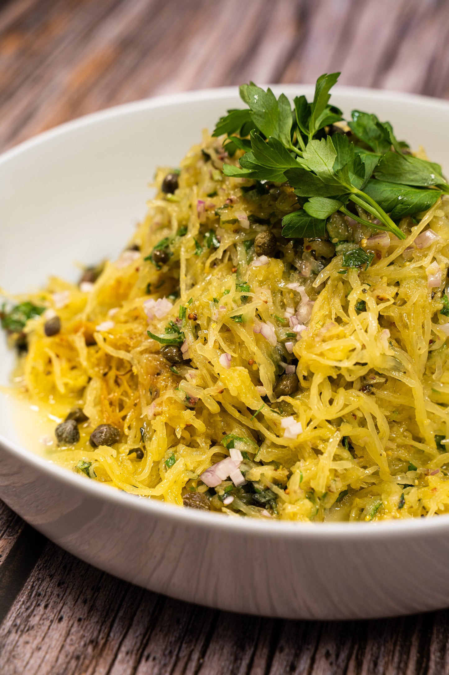 Courge spaghetti façon rémoulade