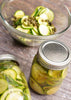 Courgettes marinées à la sicilienne, zestes d’agrumes et poivre noir