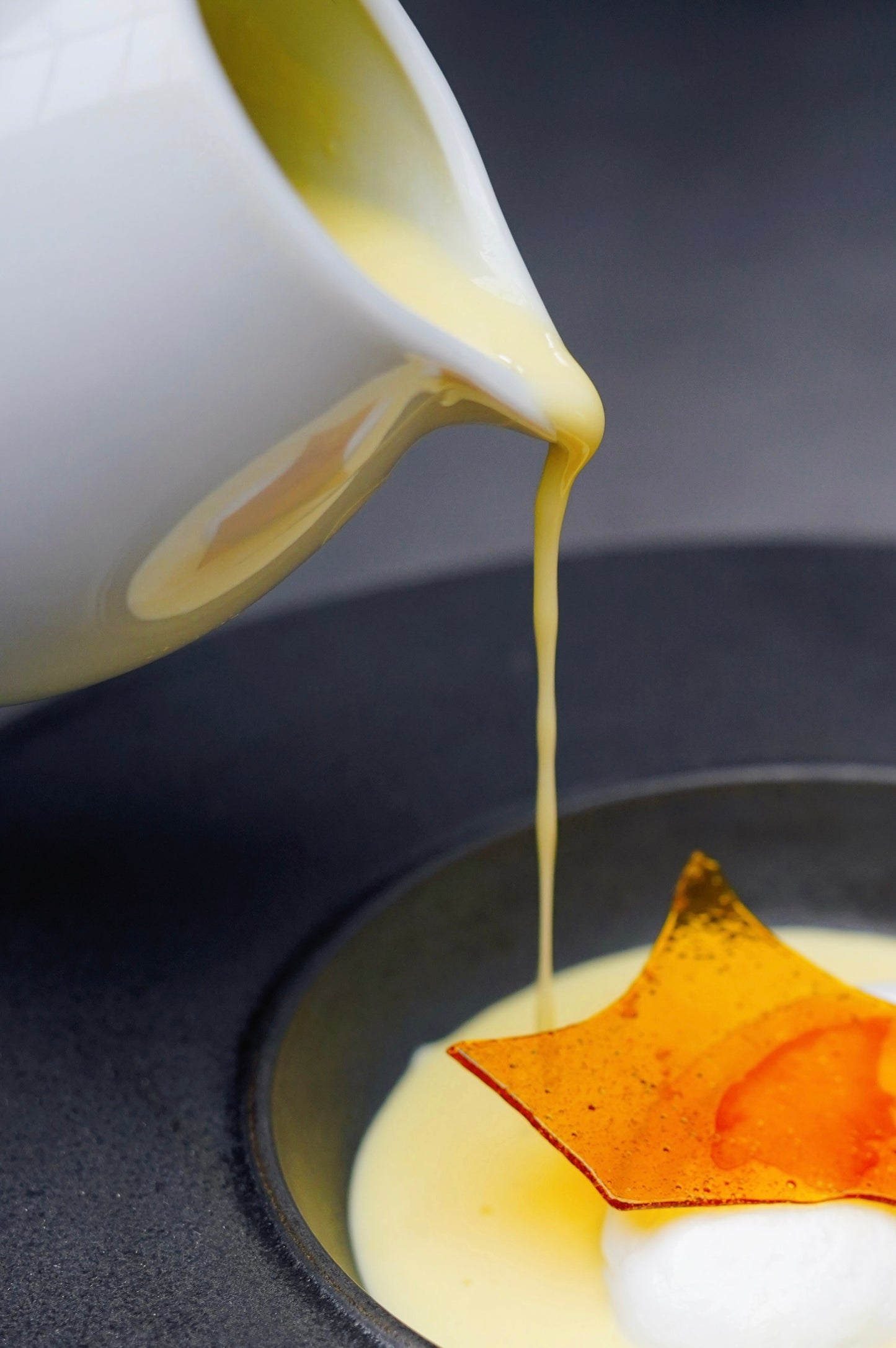 Crème anglaise au mélilot