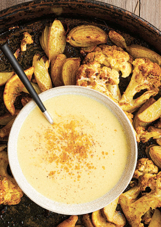 Crème de chou-fleur rôti au cari