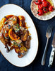 Cuisses de poulet confites à l’huile d’olive et aux agrumes