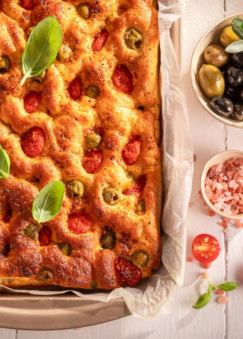 Foccacia aux saveurs méditerranéennes