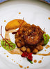 Foie gras poêlé aux pommes et au cidre de glace