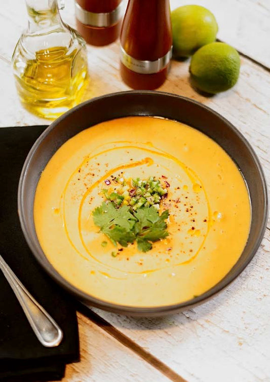 Gaspacho gourmand aux maïs