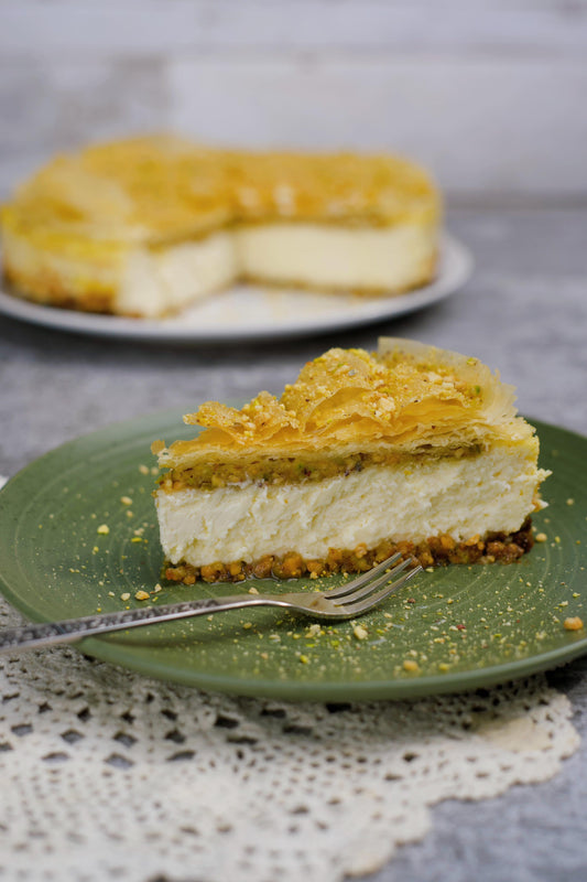 Gâteau au fromage au baklava