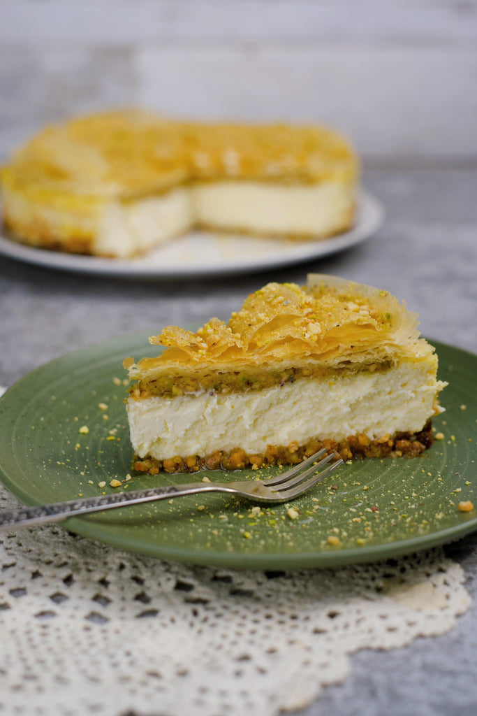 Gâteau au fromage au baklava