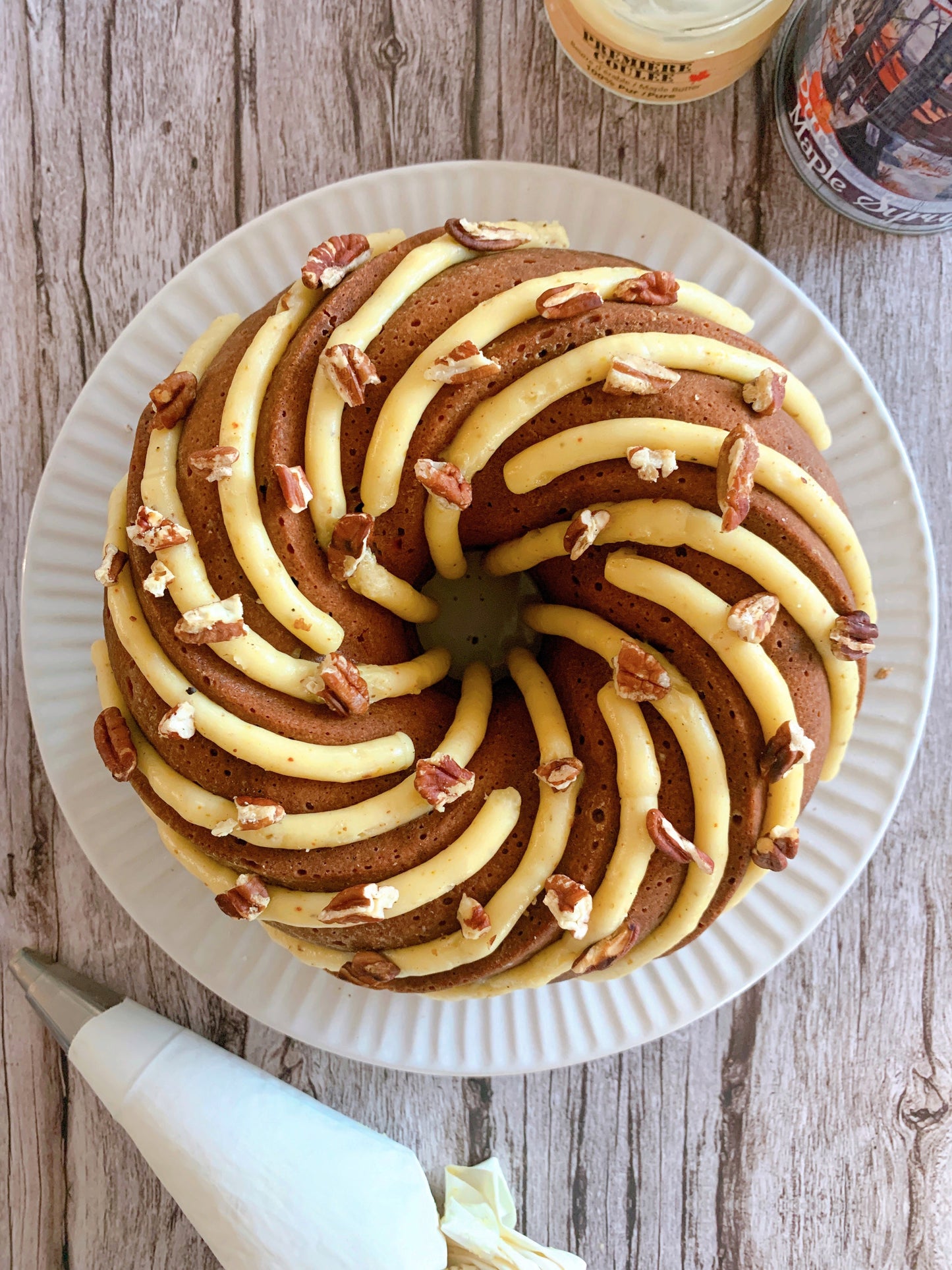 Gâteau bundt à l’érable et au cari
