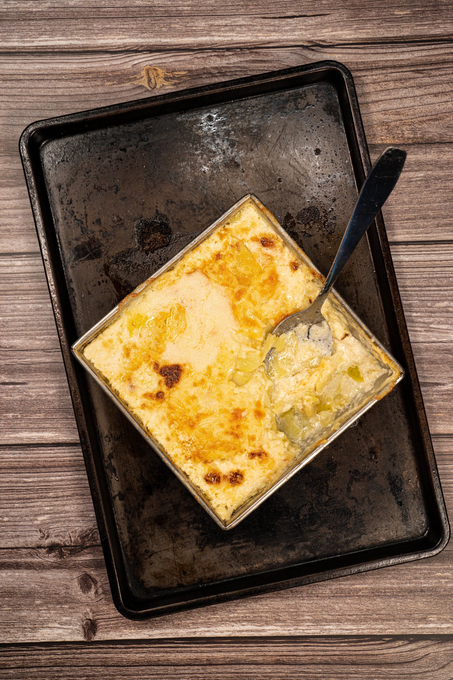 Gratin dauphinois au cheddar fort
