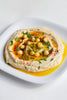 Houmous à ma façon et chips de pita