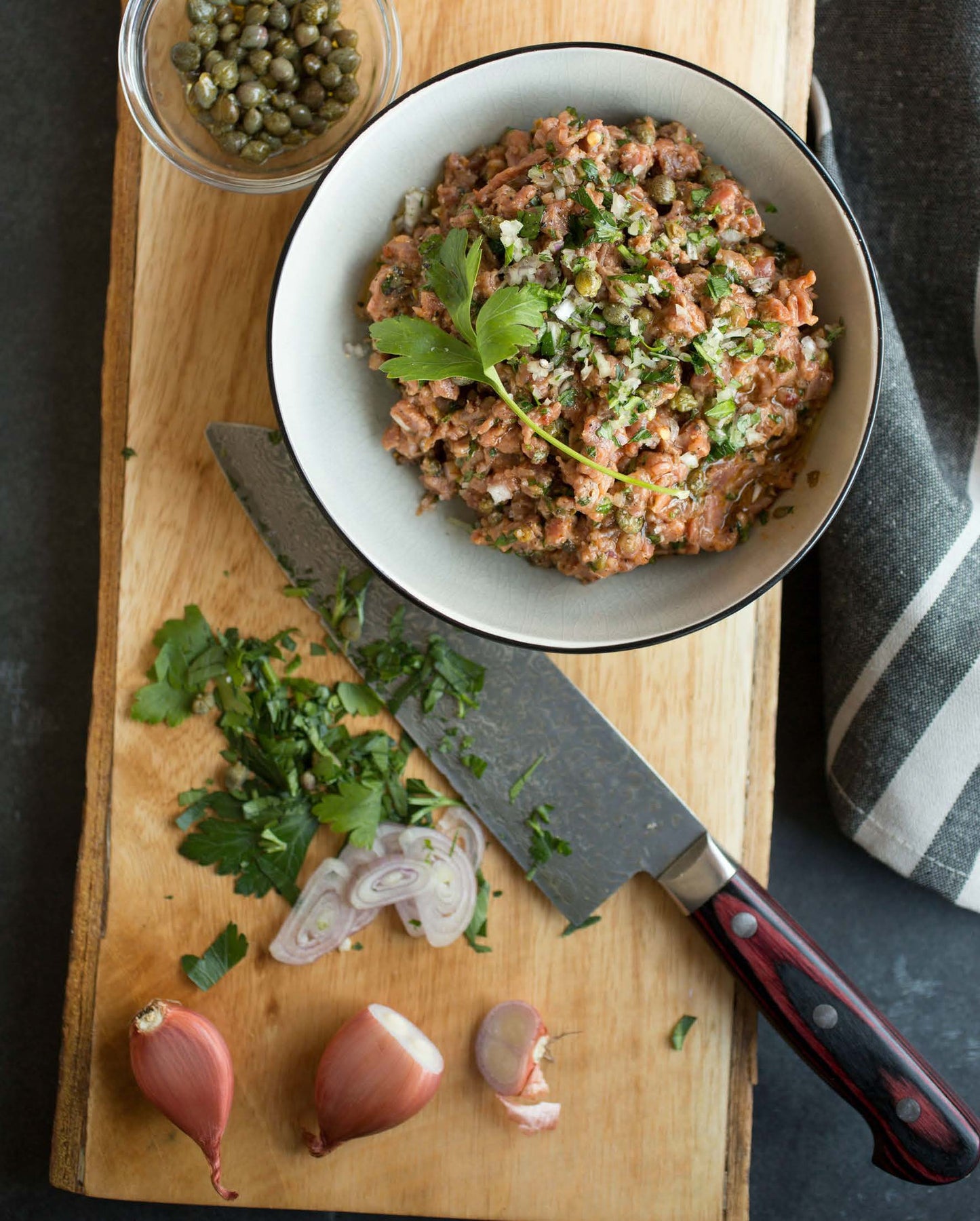 Mon tartare de bœuf presque classique