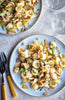 Orechiettes aux choux fleurs rôti, noix de pins et fromage