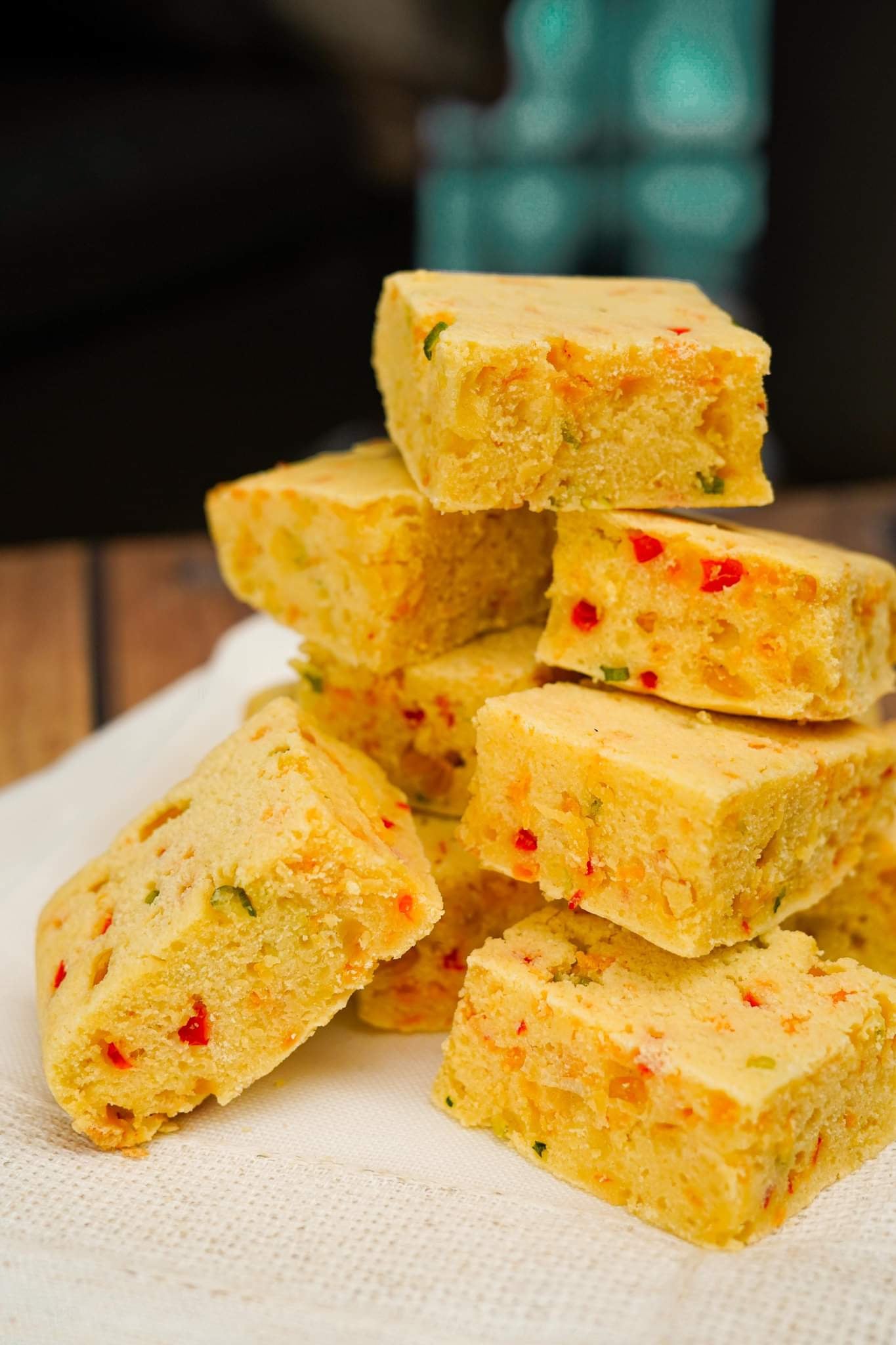 Pain de maïs aux légumes (cornbread)