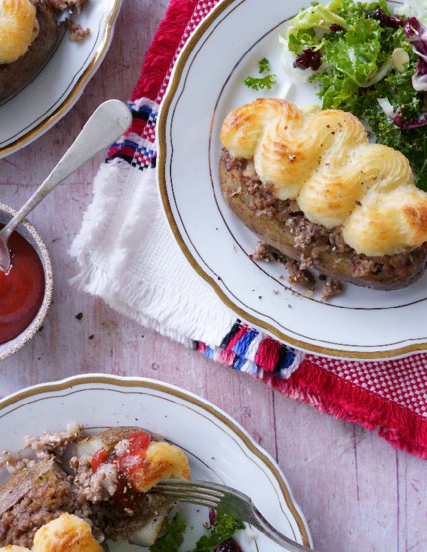 Patates Monte Carlo à la tourtière