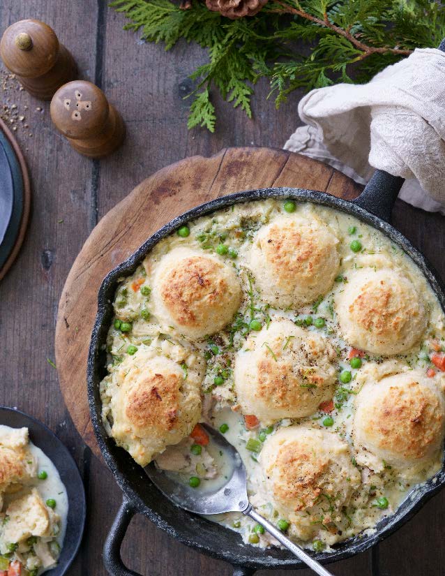 Pâté au poulet dumpling au parmesan
