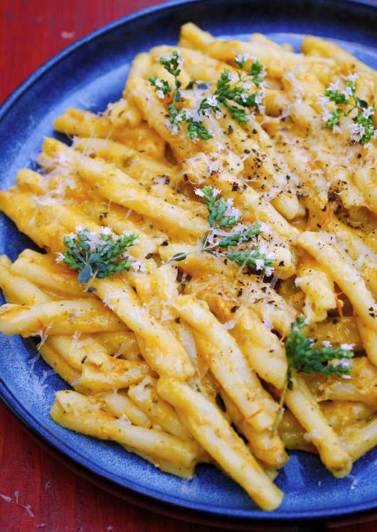 Pâtes aux tomates cerises confites